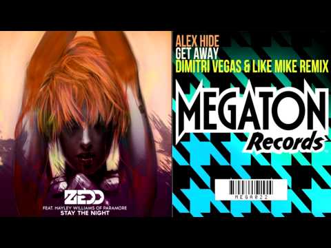 Zedd Vs. Alex Hide & Dimitri Vegas & Like Mike - Stay The Night Vs. Get Away (Hardwell Mashup)