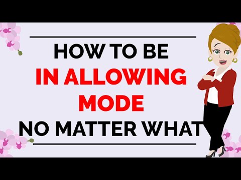 Abraham Hicks ~ HOW TO BE IN ALLOWING MODE ★🧡 NO MATTER WHAT 🧡★