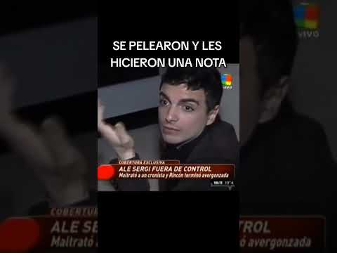 Ale Sergi had a fight with Andrea Rincón and was out of control