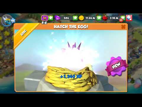 So cute! Hatching the Foxglove Dragon - Dragon Mania Legends