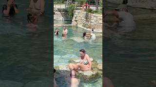 ☀️Magic Of The Cleopatra Pool  Turkey -Beautiful Day? #cleopatra #pool #pamukkale