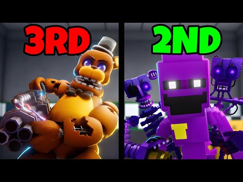 TOP 5 BEST OP UNITS in Roblox Five Nights TD (FNTD)