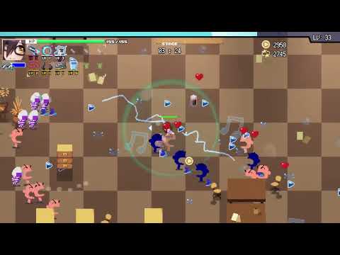 HoloCure - 10k KOs Speedrun - Holo Office (Evening) with Roboco-San in 11:59