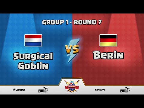 ESWC Gamescom 2017 Clash Royale - Group 1 - Round 7 - Surgical Goblin vs Berin