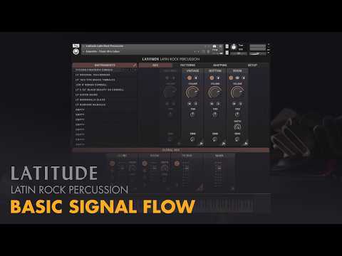 Video for Latitude Latin Rock Percussion - Basic Signal Flow