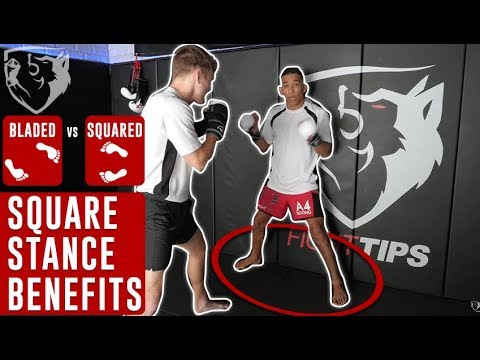 WHEN TO STAND IN A SQUARED STANCE IN A FIGHT