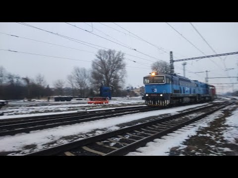 Vlaky Všetaty 9.12. 2023/Trainspotting in Všetaty