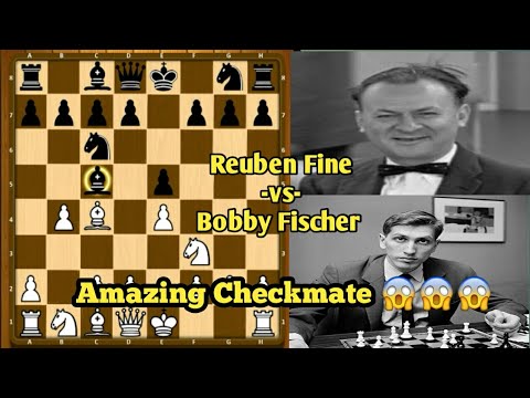 Amazing Checkmate 😱😱😱 Bobby Fischer Vs Reuben Fine ..