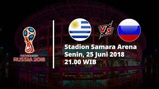 Jadwal Live Trans TV Pertandingan Piala Dunia 2018 Uruguay Vs Rusia Pukul 21.00 WIB
