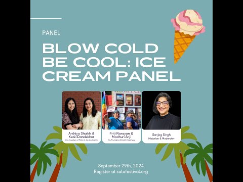 Blow cold, be cool: Ice Cream panel.