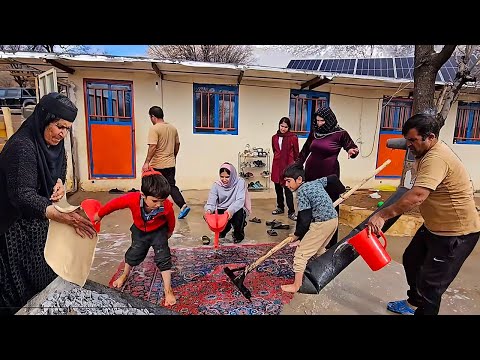 What is the Grandma's family doing on the farm?