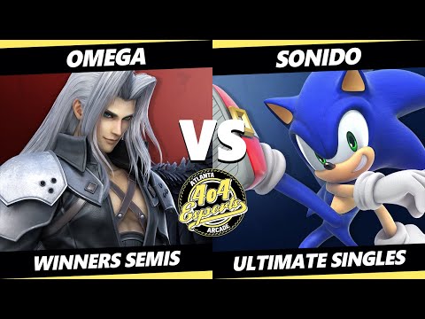 4o4 Smash Night 20 Winners Semis - Sonido (Sonic) Vs. omega (Sephiroth) - SSBU Ultimate Tournament