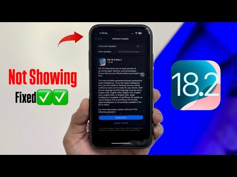 iOS 18.2 Beta 2 Update Not Showing- How to Fix