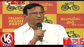 Savitri Funny Comments on TDP leader Gali Muddu Krishnama Naidu | Teenmaar News - V6 News