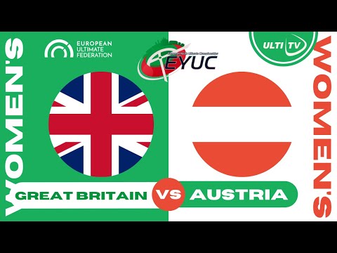 Great Britain vs Austria — WOMEN'S Pool A — European Youth Ultimate Championships #EYUC2023