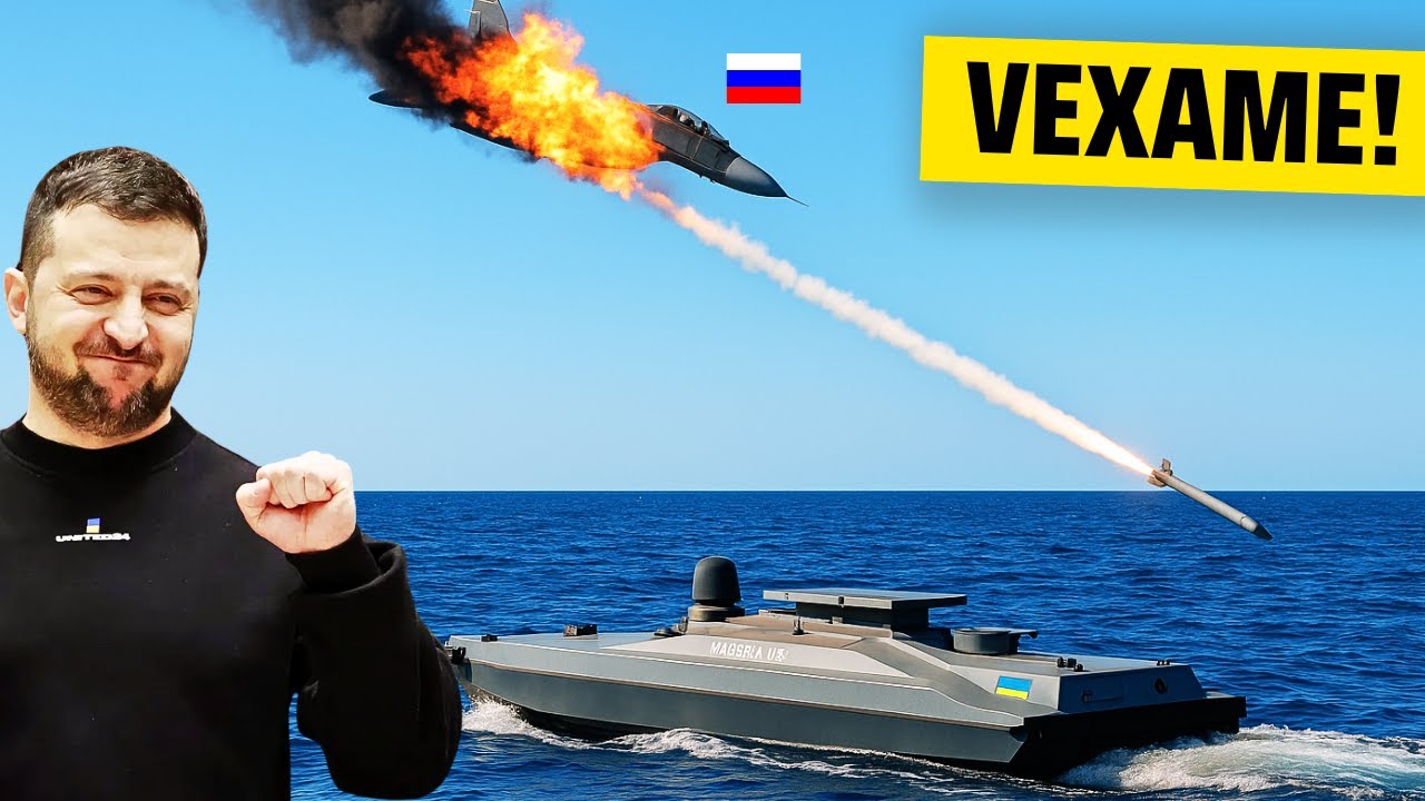 Rússia em silêncio! Ucrânia derruba dois caças SU-30 usando um “barquinho”