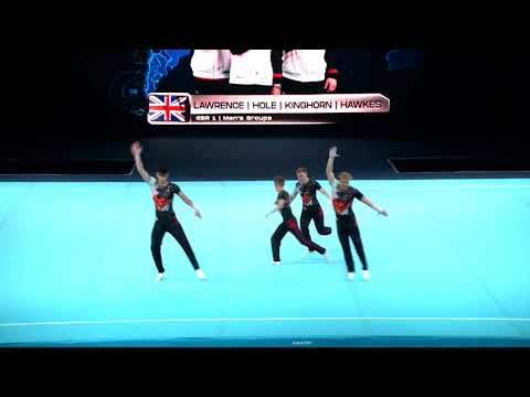 Great Britain 1 (GBR) - 2024 Acrobatic Worlds, Guimaraes (POR) Dynamic Qualification  Men's Group