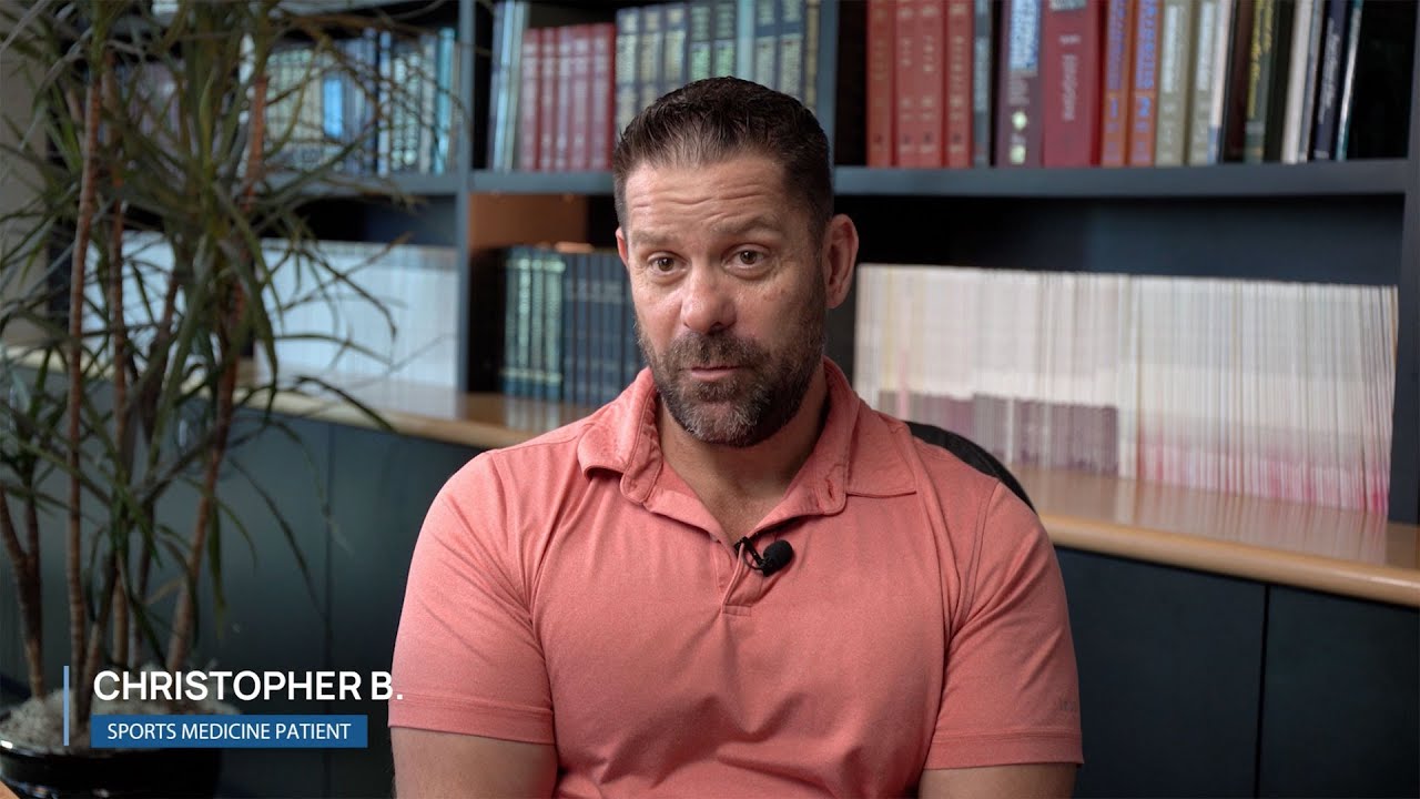 Christopher discusses his experience with Dr. Connelly & bicep repair at South Florida Orthopaedics
