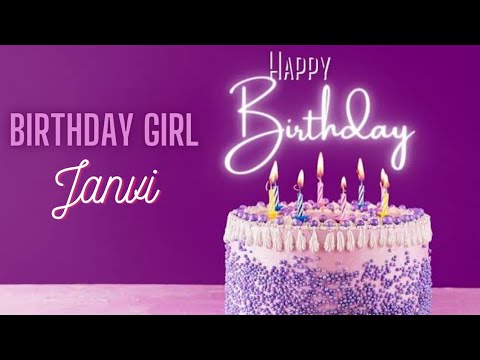 Happy Birthday Janvi / जान्हव🎂💕💖🎉