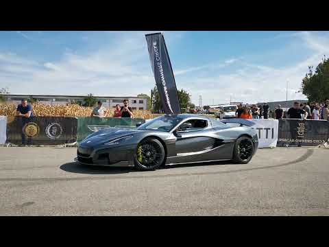 Rimac Nevera burning tires at Supercar owners circle event!! | Velika Gorica | 3.9.2022.
