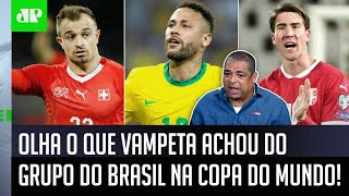 ‘Olha, eu achei esse grupo do Brasil mais…’: Olha o que Vampeta falou após sorteio da Copa do Mundo