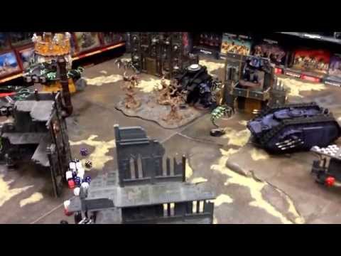 Crusade (2000 Points): 30K Night Lords Chaos Space Marines vs. Necrons