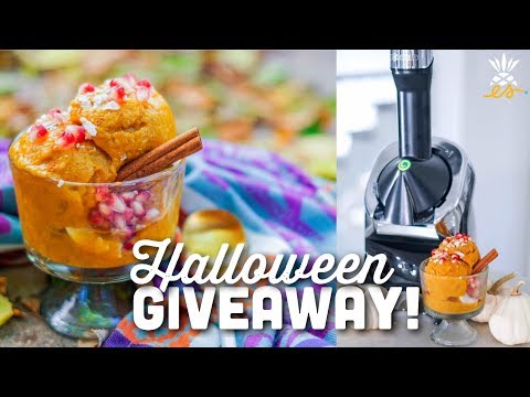 Yonanas Giveaway + Pumpkin Pie Nice Cream | Plant-based, Vegan
