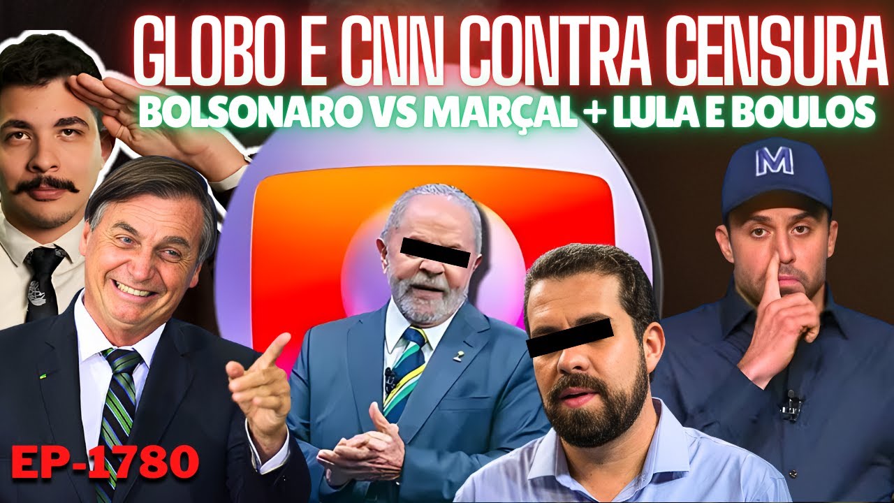 Clima Ruim: NEM a GLOBO Consegue DEFENDER a Censura + Bolsonaro vs Marçal + Lula e Boulos PATINANDO.