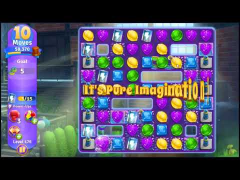 Willy Wonkas Sweet Adventure Level 176 - NO BOOSTERS 🍫 | SKILLGAMING ✔️