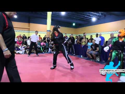 Bethany Cruz v Isabelle Rousseau - Women's Sparring - US Open 2015
