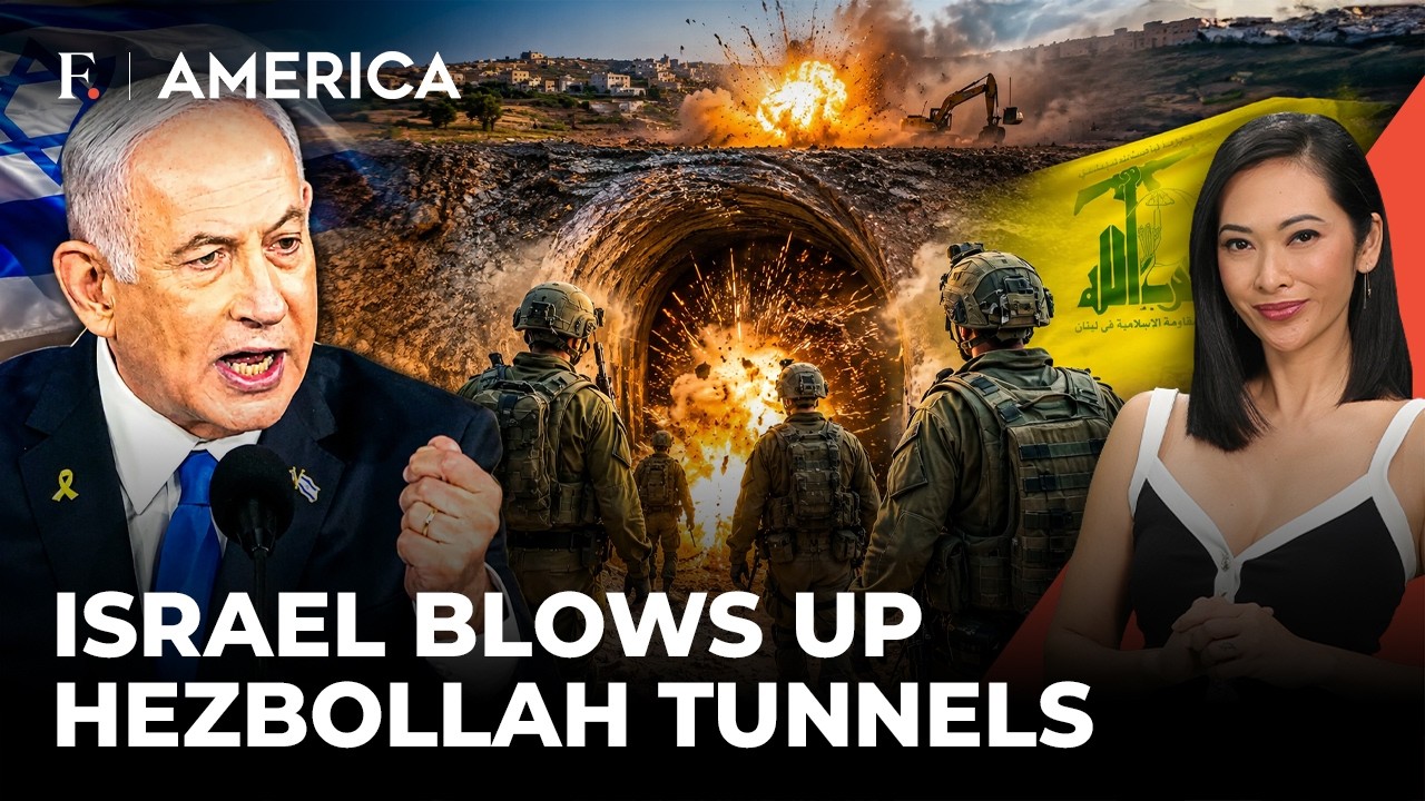 Israel Blows Up Massive Hezbollah Tunnel Network | Ceasefire on the Brink? | Firstpost America |N18G