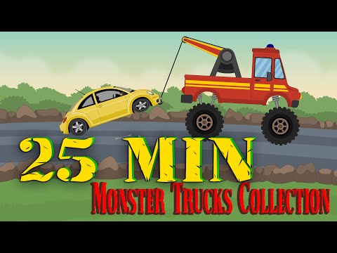 jcb video for children - jcb - monster trucks for children cartoons - jcb cartoon