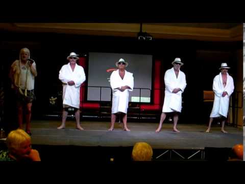 Four Old Gentleman Perform a Unique 'Cooking' Show