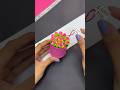 DIY Mini Flower Bouquet Idea 💐😍 #shorts #diy #handmade #craft #tutorial #gift #creative #art
