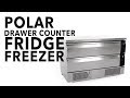 U-Series DA997 6 x 1/1GN Stainless Steel Dual Temperature Fridge / Freezer Drawers Product Video