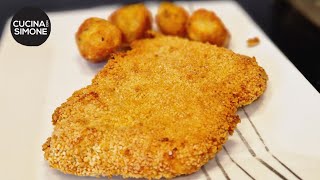 Cotoletta di pollo croccante con friggitrice ad aria Aigostar Zane