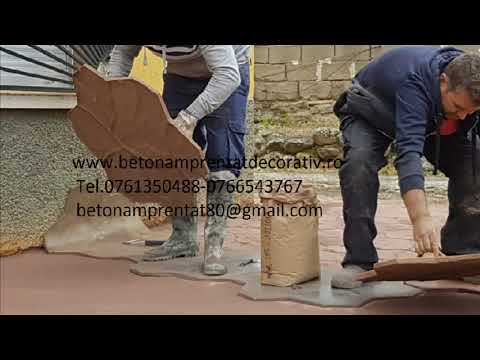 Beton Amprentat Dumbrava de Sus - Mehedinti Tel.0761350488 -0766543767