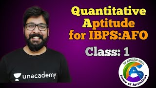 Quantitative Aptitude For IBPS AFO:Agriculture Field Officer