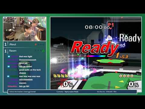 N.E. Melee Arcadian 6 - JNaut (Fox) vs. Rasen (Sheik) - SSBM LF