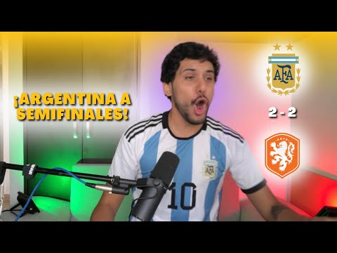¡AGUANTE! Argentina 2 - 2 Paises Bajos. REACCIÓN HINCHA MEXICANO.