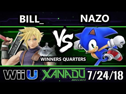 S@X 260 Smash 4 - Bill_ (Cloud) Vs. Nazo (Sonic) - Wii U Winners Quarters
