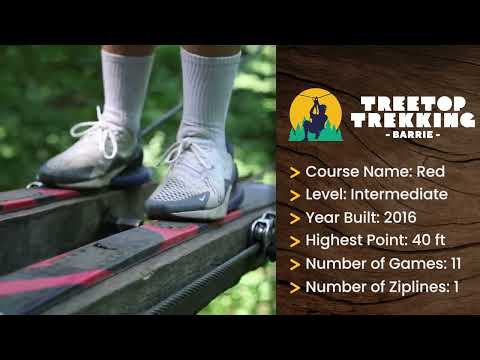 Treetop Trekking Barrie | Red Course Tour