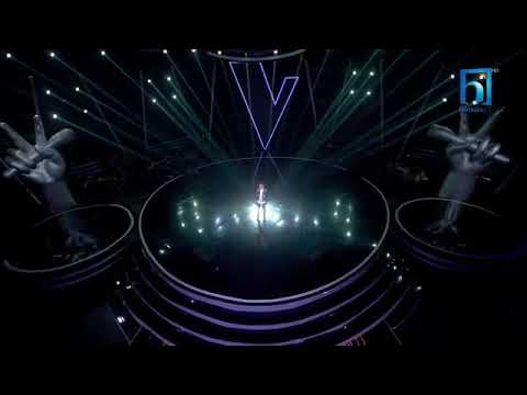 jenish uprety " phula ko thunga" the voice of kids / clip porfermence