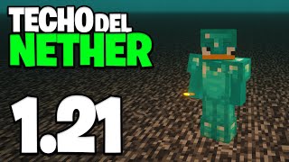 COMO SUBIR al TECHO del NETHER en Minecraft 1.21 - 1.21.1 | Tutorial