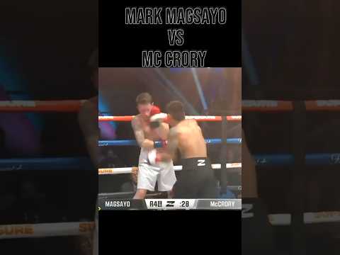 Mark Magsayo vs McCrory #boxing #shortvideo