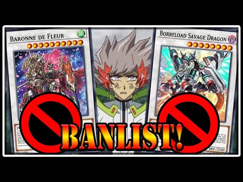 NEW Ban List! BARONNE and BORRELOAD BANNED!!! [Yu-Gi-Oh! TCG]