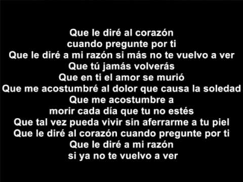 Que le diré al corazón LETRA Daniel Calderón & Los gigantes del vallenato