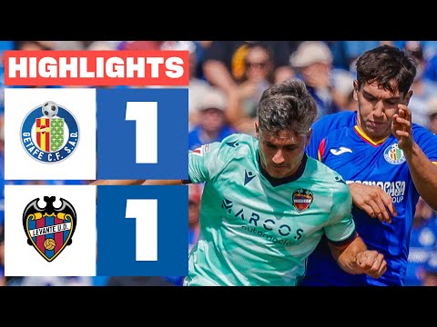 GETAFE CF 1 - 1 LEVANTE UD | HIGHLIGHTS LALIGA EA SPORTS