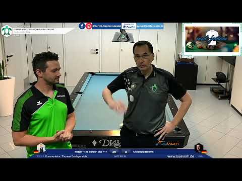 Turtle Hunter Season Day 5 - 9 Ball Event / Christian Brehme vs. the "Turtle" Holger Vier +17