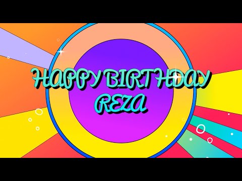 🎈 Happy Birthday Reza! | Unique & Fun Birthday Song